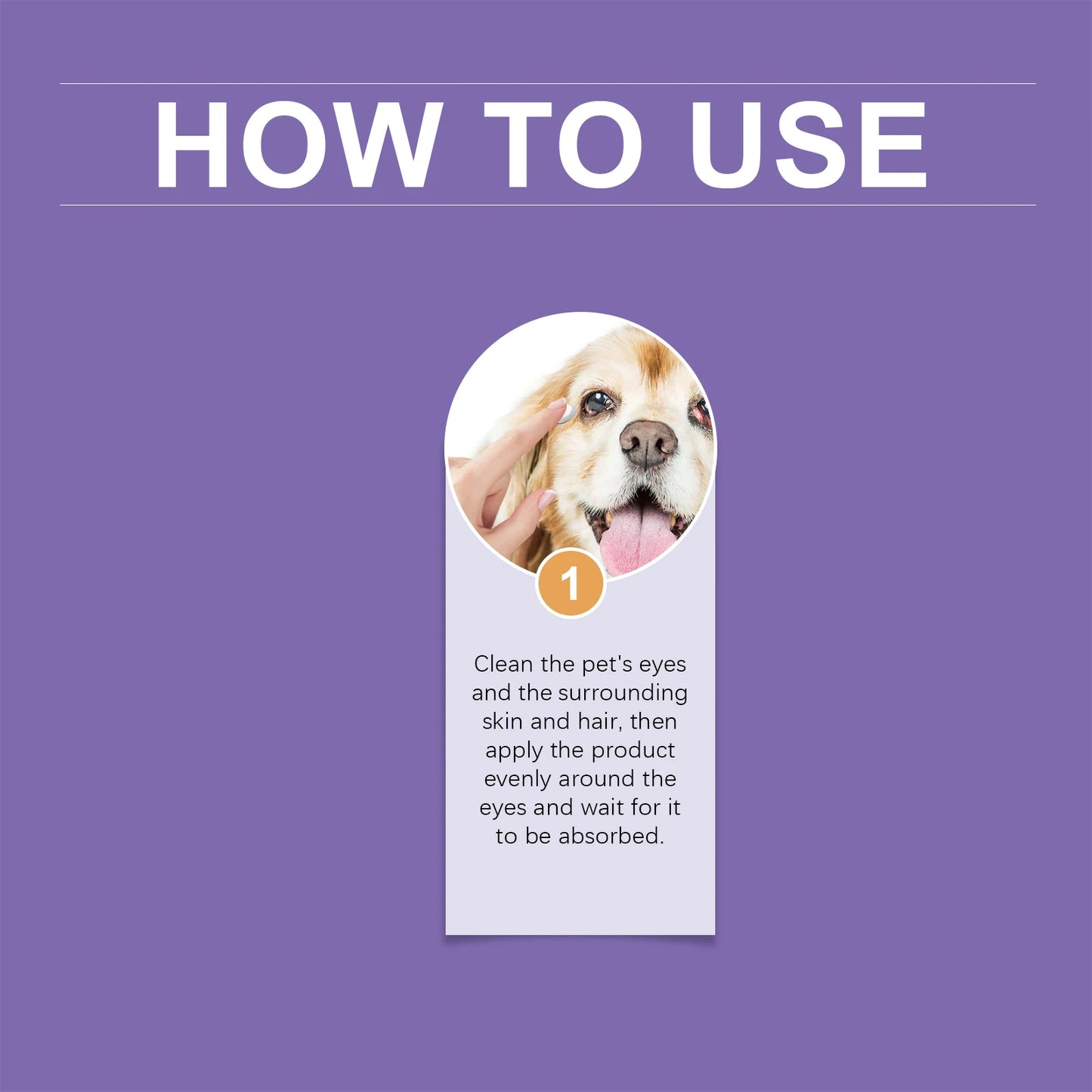 20G Pet Eye Care Cream Effectively Cleans Eye Dirt & Tear Stain Safe Mild Formula Non-irritating Relief Discomfort for Pet Care