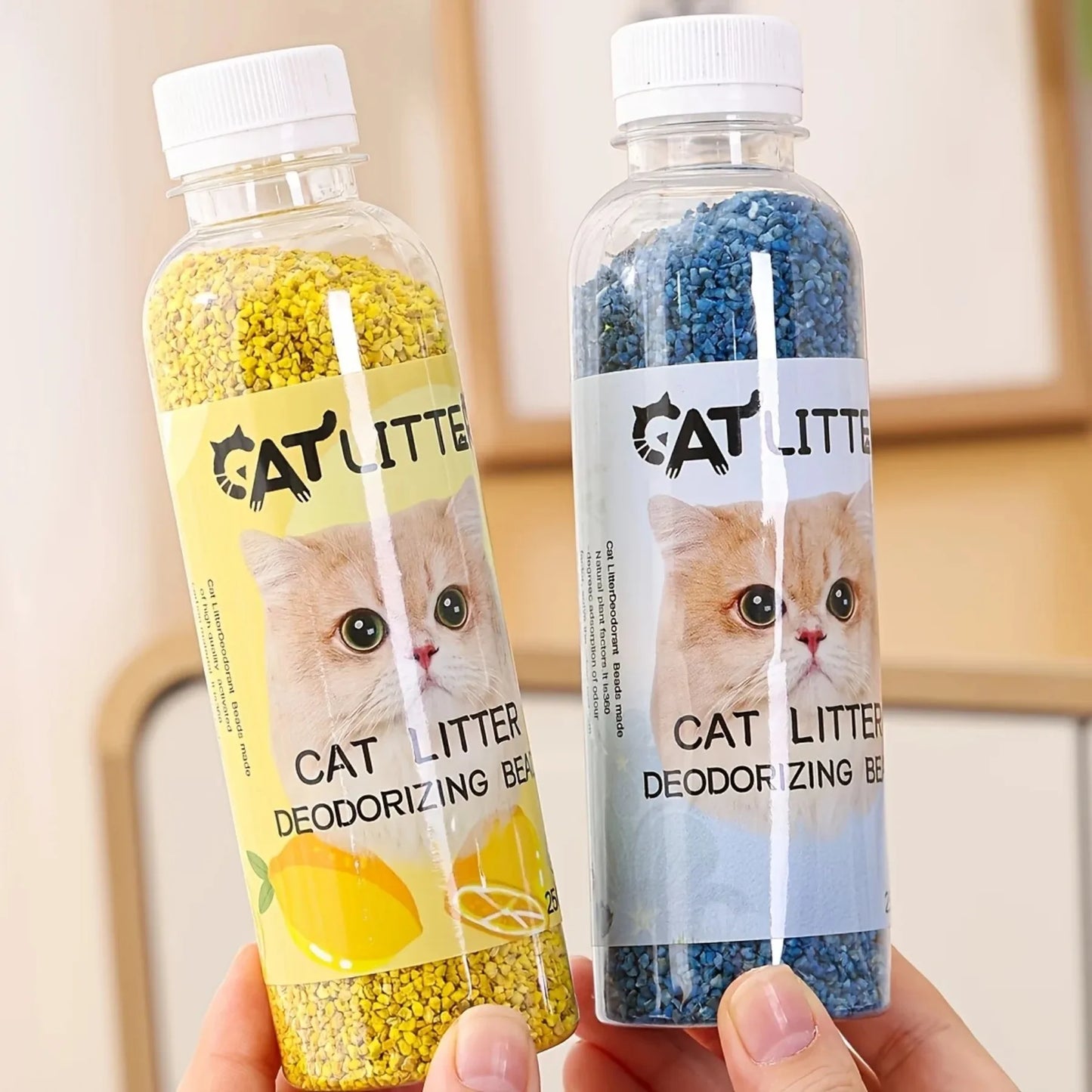 A Bottle of Cat Litter Deodorizing Beads - Make Your Home Smell Comfortable and Remove Odors