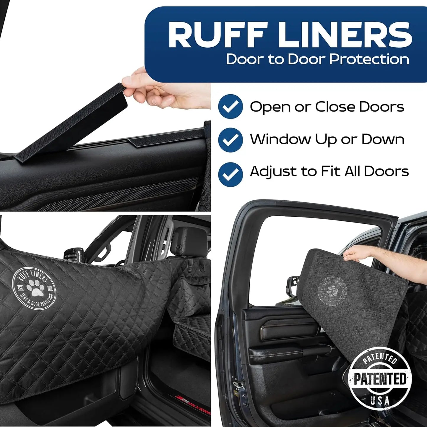 Back Seat Extender For Dogs With Waterproof Car Cover