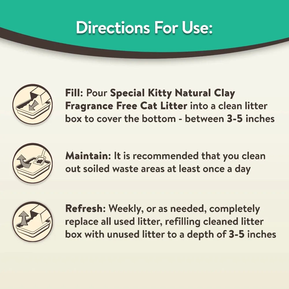 4 Pack Clumping Cat Litter Fresh Scent 20 lbs Jug Heavy Duty Unscented Odor Control Multi Cat Strong Clump Bentonite
