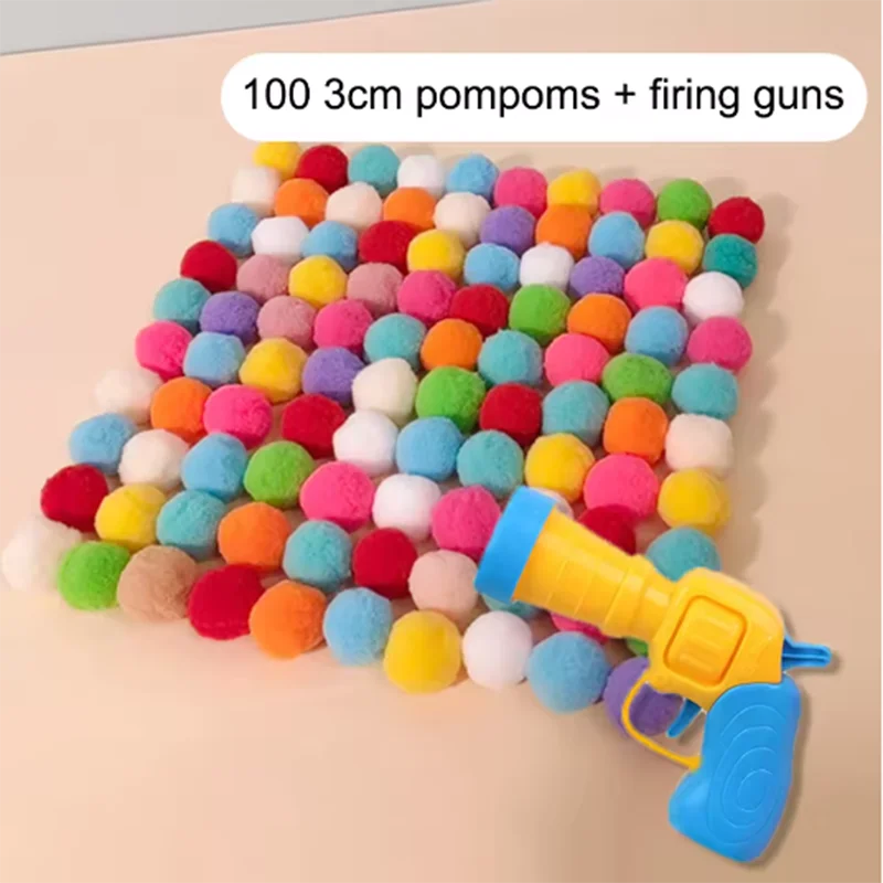 Interactive Cat Toy Ball Launcher Gun for Teasing Cats