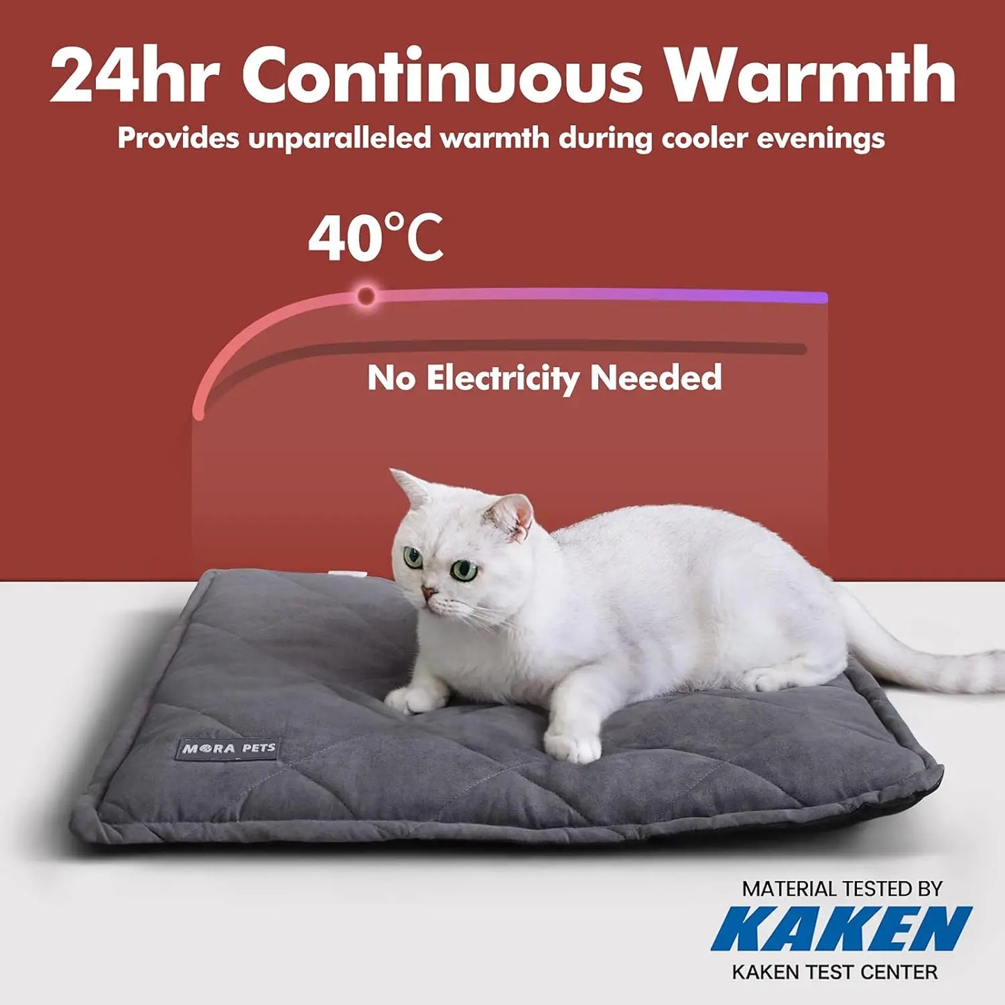 Self Heating Cat Bed Indoor Outdoor Use Ultra Warm Mat